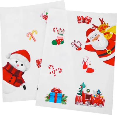 Immagine prodotto di 2 fogli di adesivi grandi - Natale