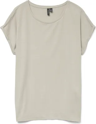 Produktbild von VERO MODA Glänzendes Shirt Oberteil Rundhals Locker geschnitten Größe: XL