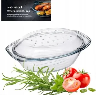 Produktbild von GRILL DROPP Auflaufform mit Backdeckel 2,9l