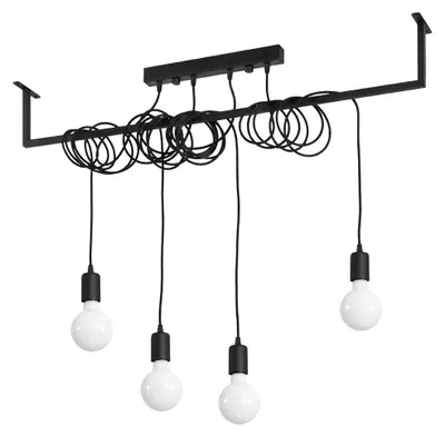 Produktbild von Pendelleuchte, Stahl, schwarz, Höhenverstellbar, L 100 cm