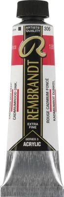 Zdjęcie produktu dla Farba akrylowa Rembrandt tubka 40 ml czerwień kadmowa ciemna 306