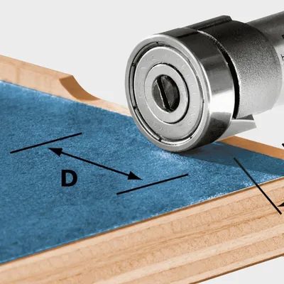Productafbeelding van Festool HW/KLS D22/8-OFK vlakfrees 22 x 8 mm ( 490565 ) voor kantfrees OFK 500