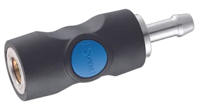 Image de Raccord rapide femelle - cannelé pour tuyau Ø 10 mm