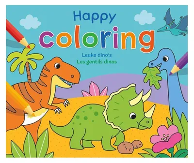 Zdjęcie produktu dla Deltas fröhliches Ausmalen – lustige Dinosaurier