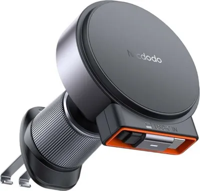 Produktbild von Mcdodo CH-3000 Kabelloses Autoladegerät, mit USB-C-Kabel, 15 W, Schwarz
