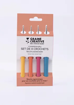 Image de Lot de 4 crochets ergonomiques pour amigurumis