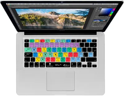 Imagen del producto de Funda para teclado de Photoshop, compatible con MacBook Pro/Air