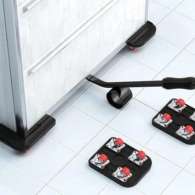 Immagine prodotto di Rotelle per mobili con portata di 400 kg e rivestimento antiscivolo
