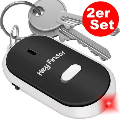 Produktbild von KEYFIX Schlüsselfinder Schlüsselbund Gegenstandsfinder Schlüsselanhänger 2er