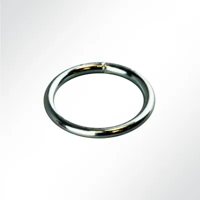 Produktbild von Lysel® Rundring verzinkt, (D) 20mm in grau (1 Stück)