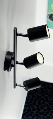 Immagine prodotto di Apparecchio a LED NORDLUX Explore, Variante: Ø 55 x 480 mm, 3 x 7 W, GU10, nero