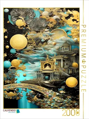 Produktbild von CALVENDO Puzzle Tempel | 2000 Teile Lege-Größe 90x67cm Foto-Puzzle für glückliche Stunden