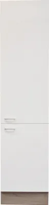 Produktbild von Vorratsschrank >Ailina< in Sonoma-Eiche / weiß - 50x211x56 (BxHxT)