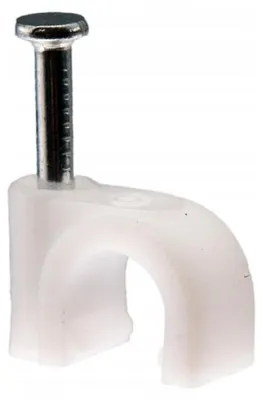 Immagine prodotto di Portacavo rotondo fi 6mm bianco 25 pezzi PAWBOL