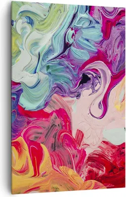 Produktbild von Bild auf Leinwand - Leinwandbild - Einteilig - Abstraktion modern - 80x120cm - Wand Bild - Wanddeko - Wandbilder - Leinwanddruck - Wanddekoration - Leinwand bilder - Wandbild - PA80x120-3877