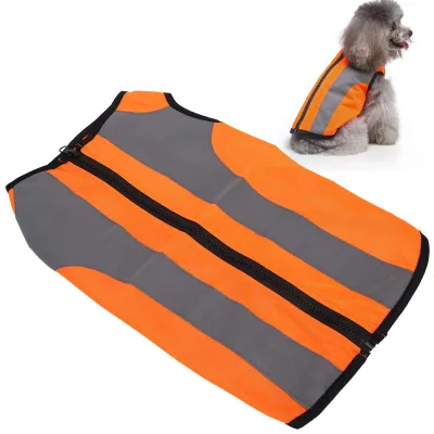 Produktbild von Reflektierendes Sicherheitsweste für Hunde - Hochsichtbar - XL - Fluoreszierendes Orange