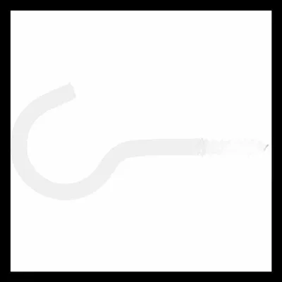 Image de SB Crochet pour corde à linge 4,8x65mm fer blanc, contenu : 2 pièces