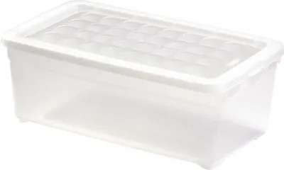 Produktbild von CURVER - Textil- und Schuhkarton 5,7L. - mit Deckel - Glas Farbe