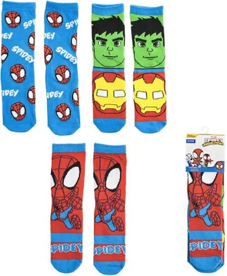Immagine prodotto di Cerda Group, calzini Spidey, confezione da 3 paia, colore blu, taglia EU 27-30, per bambini (maschi e femmine), colore blu, taglia EU 27-30