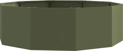 Produktbild von Pflanzkübel Olive Grün 120 x 120 x 35 cm Stahl