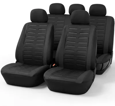 Immagine prodotto di Set di coprisedili per auto - Modello universale 2026 - Colore: nero