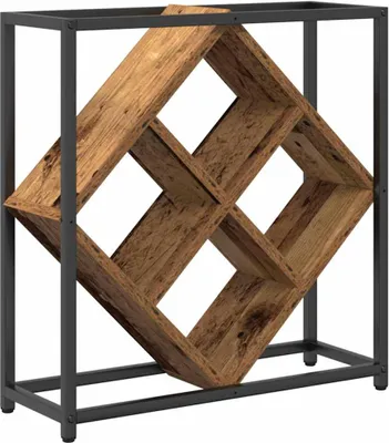 Image de Étagère à vin Bois ancien 51 x 18 x 52,5 cm Bois d'ingénierie