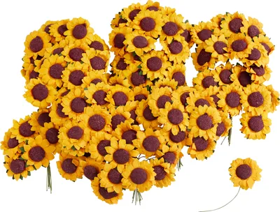 Produktbild von VBS Papier Sonnenblume mit Draht