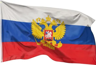 Produktbild von PHENO FLAGS Russland Flagge mit Wappen - 90x150cm