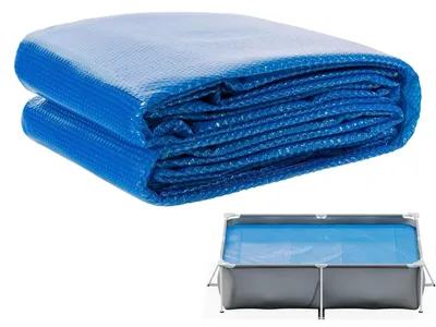 Image de Film de protection solaire pour piscine, dimensions 210 x 320 cm, résistant aux UV