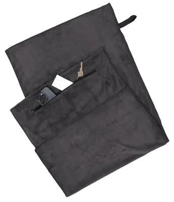 Produktbild von Fitnesstuch, 85% Polyester 15% Nylon, 50x120 cm, graphit