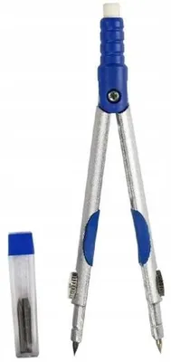 Produktbild von Titanum Classic Schul-Zirkel Geometrie-Set Blau