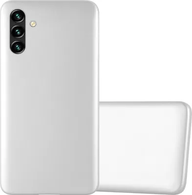 Produktbild von Cadorabo Schutzhülle für Samsung Galaxy A13 5G Hülle in Silber Handyhülle TPU Silikon Etui Cover Case