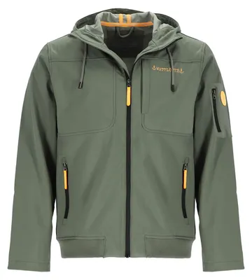 Produktbild von Wattlöper Herren Softshell-Blouson mit Kapuze - Modische Softshelljacke unifarben
