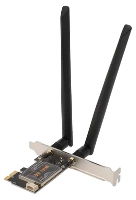 Productafbeelding van PCIE WiFi-kaart, 6000 Mbps Dubbele Antenne Bluetooth 5.2