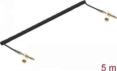 Zdjęcie produktu dla DeLOCK 85839, 3.5mm, Męska, 3.5mm, Męska, 5 m, Czarny