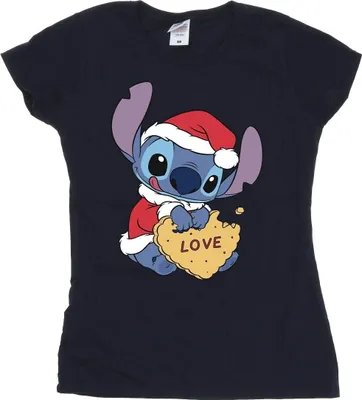 Productafbeelding van Disney - Dames T-shirt BI25632 (XXL) (Marineblauw)