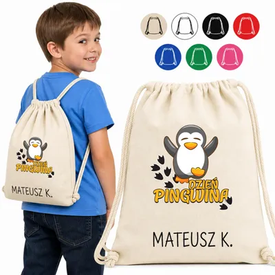 Obrázok produktu pre Taška Do Školy - Deň Pinguínov, Veselý Pinguín