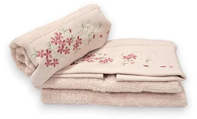 Produktbild von Badetuch Set 100% Baumwolle mit Gästehandtuch