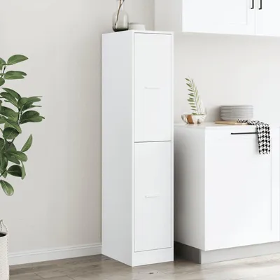 Produktbild von Apothekerschrank – Medikamentenschrank – Badezimmerschrank – Schubladenschrank – Aufbewahrungsschrank, 30x41x144,5 cm, Weiß