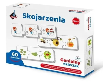 Obrázok produktu pre Asociatívne puzzle s 3 dielmi – Askato