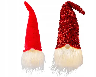 Imagen del producto de Figura decorativa navideña de duende, con luces LED, de 30 cm