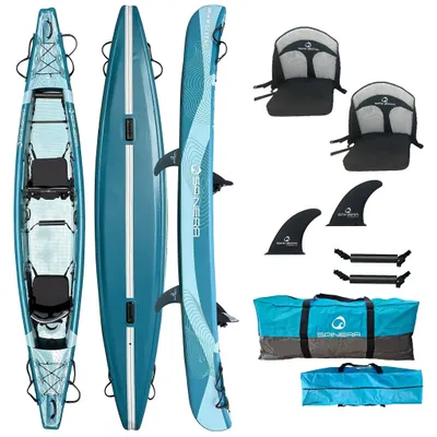 Produktbild von SPINERA Molveno 430 HDDS Kajak 2 Personen inflatable Kanau Tourenkajak 422cm