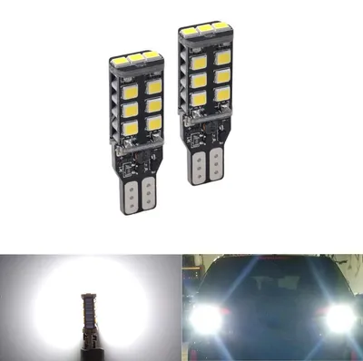 Obrázok produktu pre Sada LED žiaroviek T10 pre zadné svetlo – biele svetlo 6000 K, 600 lm (2 ks)