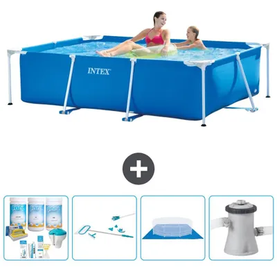 Obrázok produktu pre Obdĺžnikový bazén s rámom – 220x150x60 cm – 5-dielny – S20818
