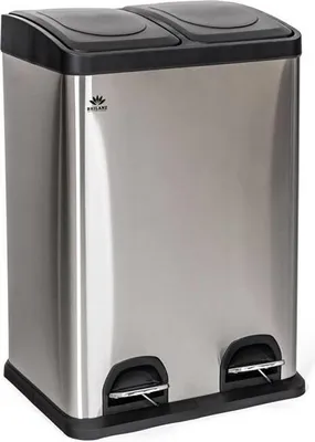 Produktbild von BRILANZ SAVERY 40 l Edelstahl-Recyclingbehälter 2 × 20 l