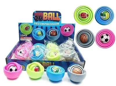 Obrázok produktu pre 3D antistresová loptička (12ks)