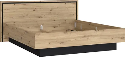 Produktbild von Furniture24 Bett 180 X 200Cm Trondheim Tdhl1182 Bettgestelle Schlafzimmer Eiche Artisan