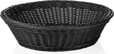 Produktbild von Buffetkorb Systemkorb Korb schwarz Gastro rund ø 37 cm, Polypropylen