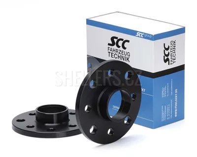 Zdjęcie produktu dla Podkładki przedłużające SCC 20mm 4/100*4/108 - 57,1 mm, 12114W anodowane na czarno