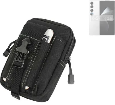 Produktbild von K-S-Trade Gürtel Tasche kompatibel mit Meizu 21 Pro Gürteltasche Holster Schutz Hülle Handy Hülle Smartphone outdoor Handy-Hülle schwarz